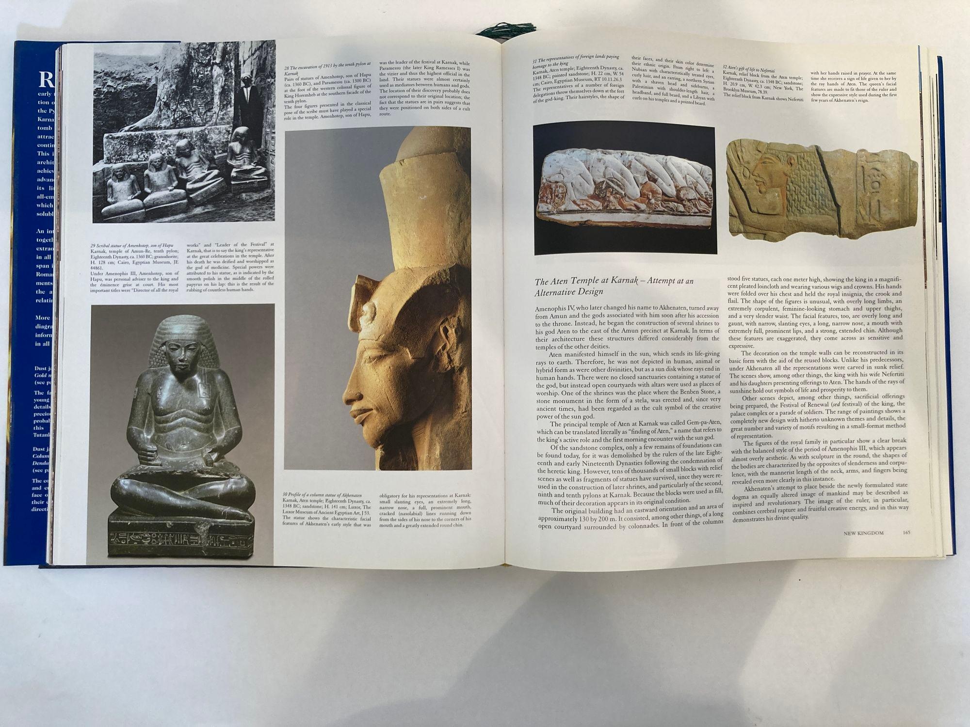 Égypte : The World of the Pharaohs Regine Schulz Grand livre à couverture rigide, 1st ED 1998 en vente 11