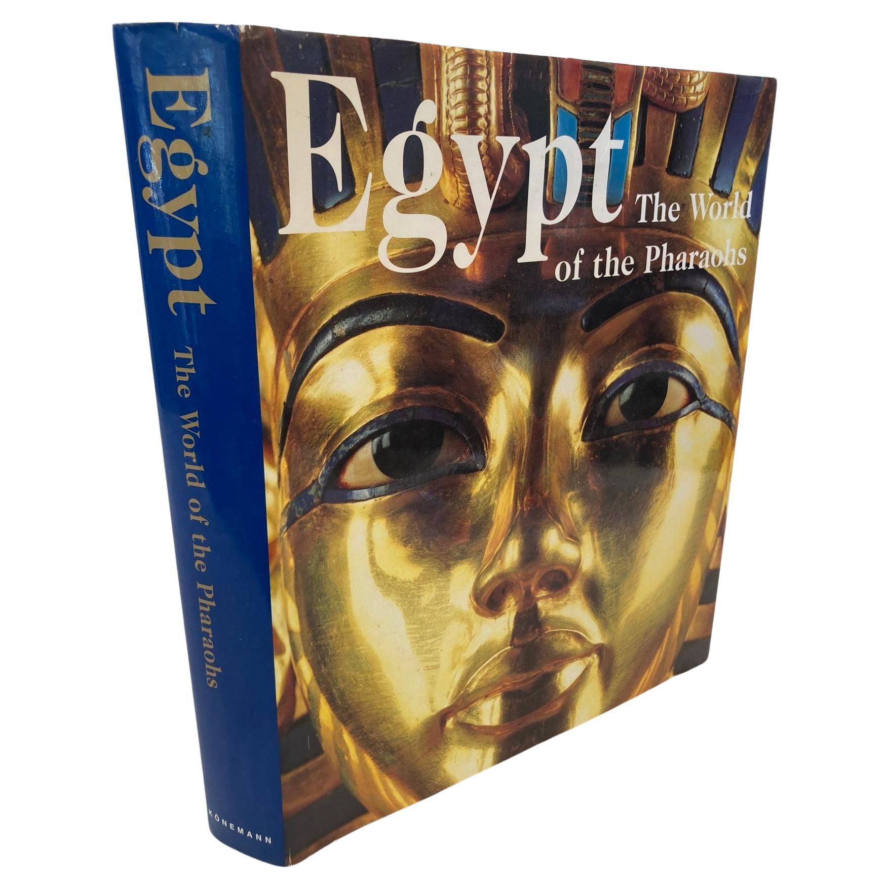 Egypt, The World of the Pharaohs Regine Schulz Hardcover Large Book 1st ED 1998 For Sale