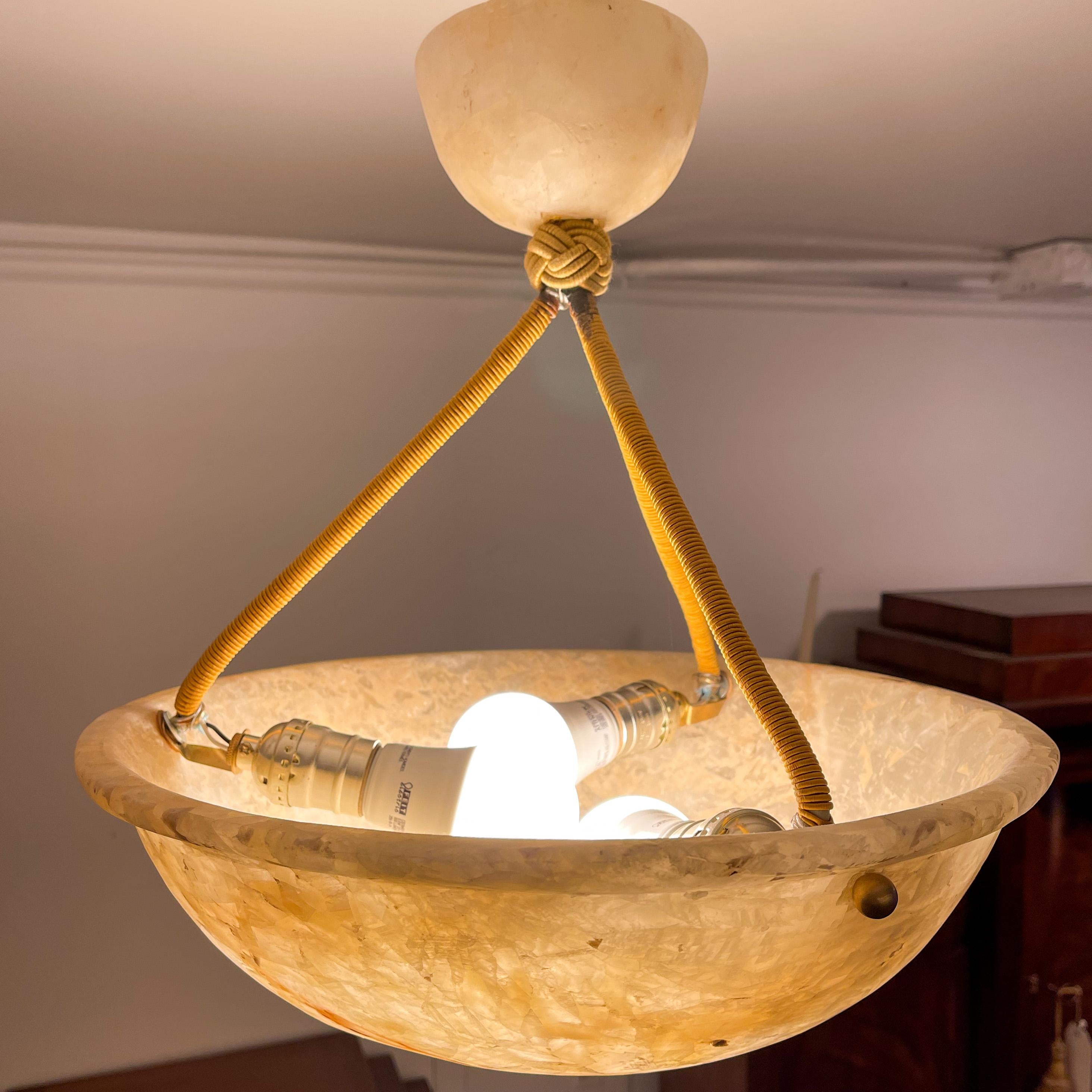 alabaster ceiling lamp