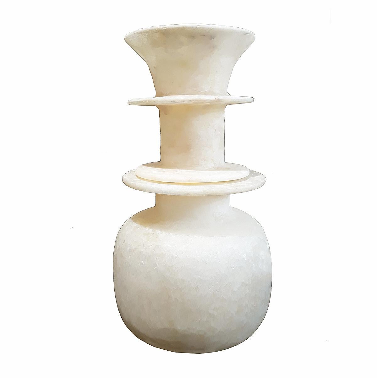 Egyptian Alabaster Vase, Medium 5