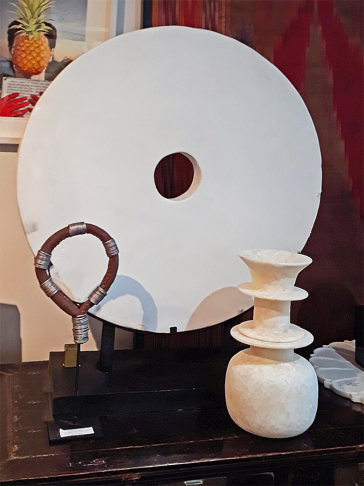 Egyptian Alabaster Vase, Medium 6