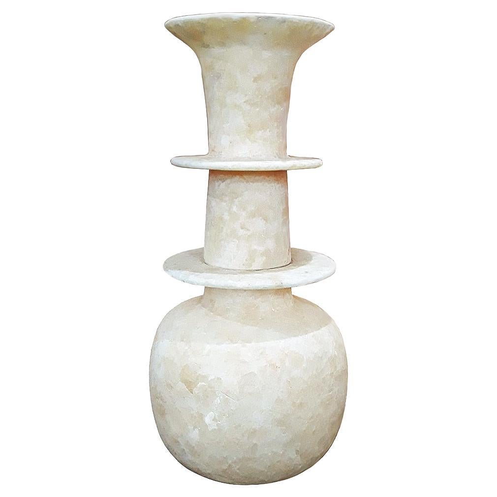 Egyptian Alabaster Vase, Tall