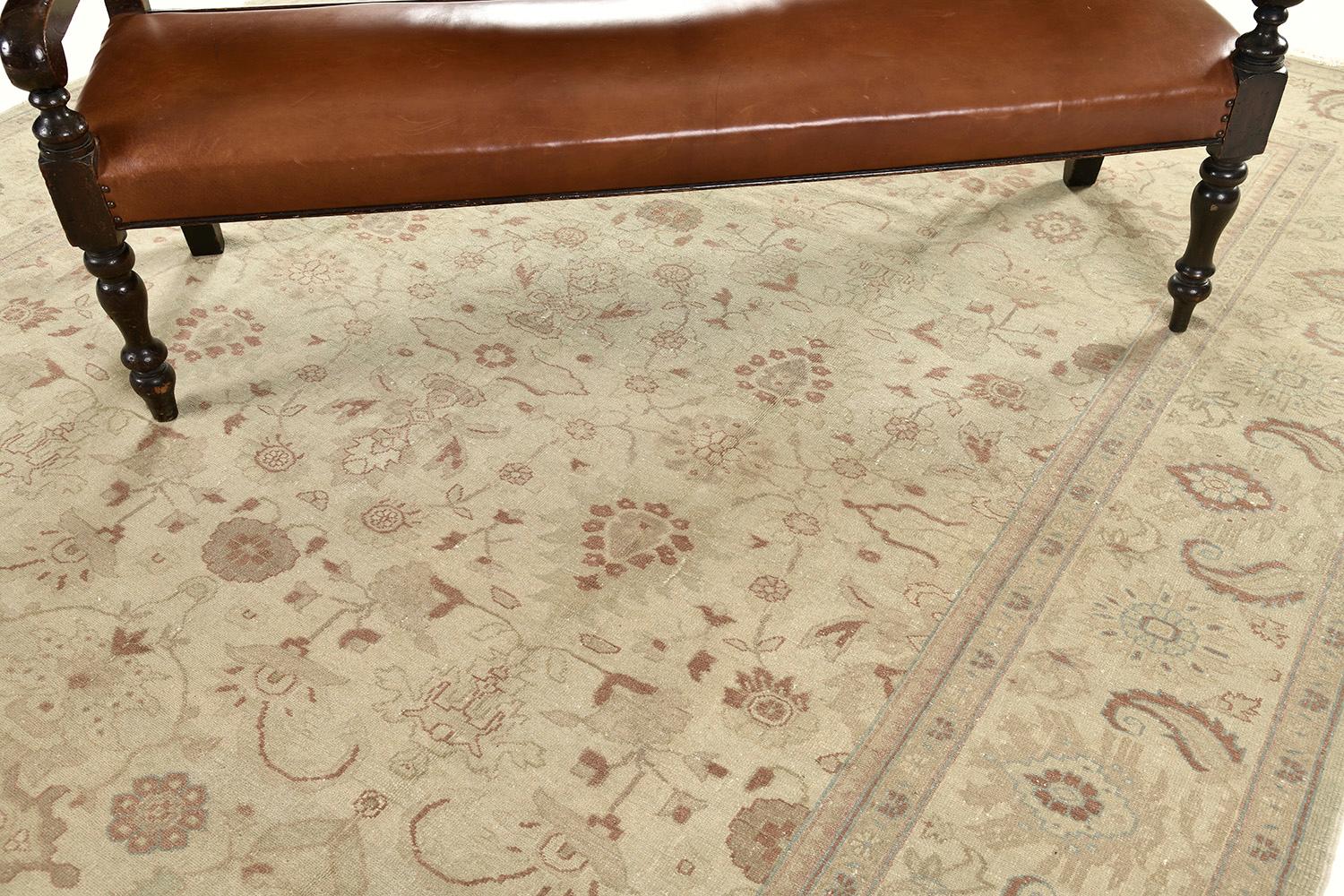 Egyptian Antique Revival Rug In New Condition In WEST HOLLYWOOD, CA