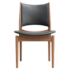 Egyptian Armchair in Wood and Leather, by Finn Juhl