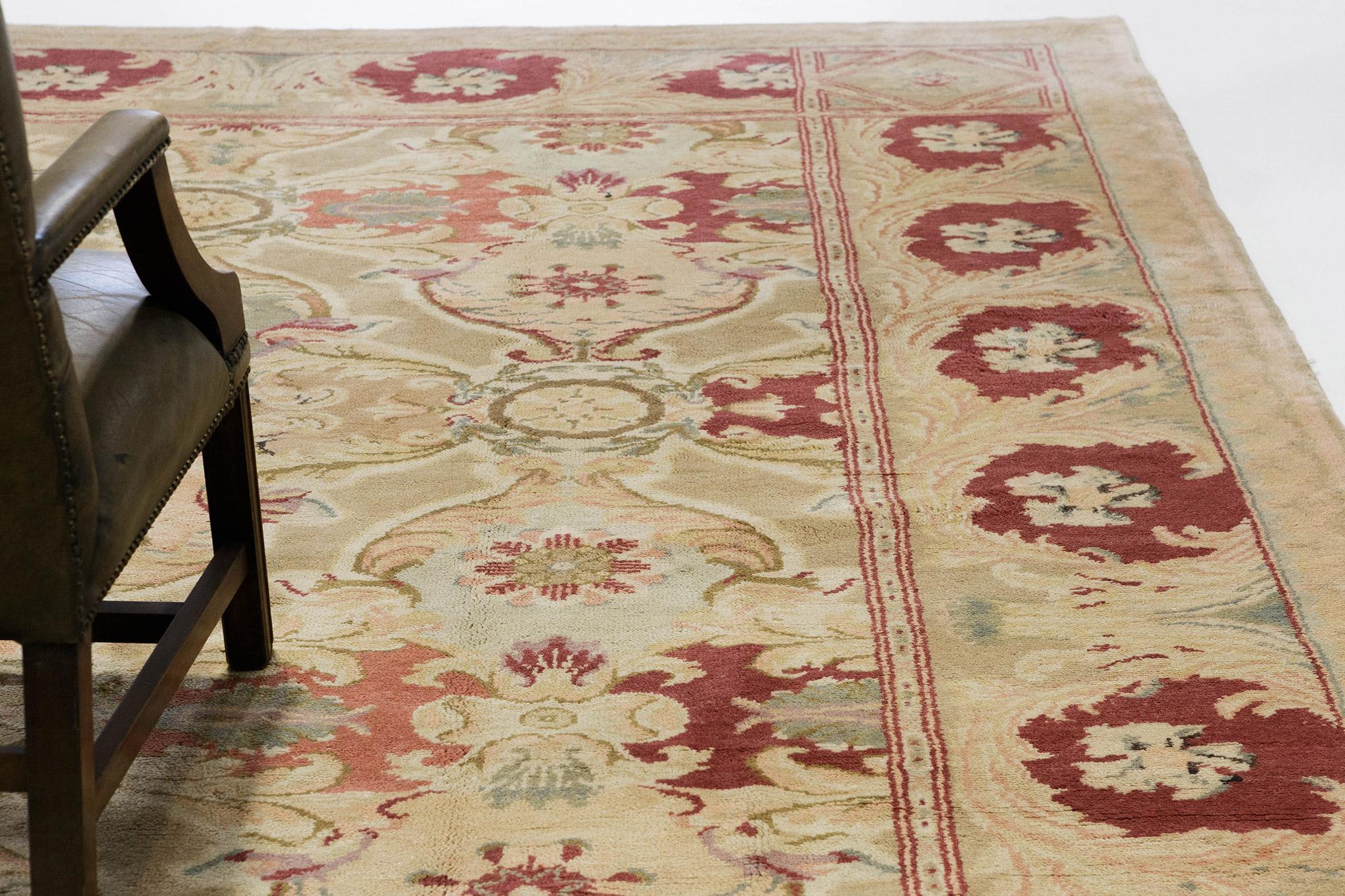 Ägyptischer Teppich im Axminster-Design im Angebot 3