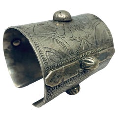 Brazalete egipcio beduino de plata