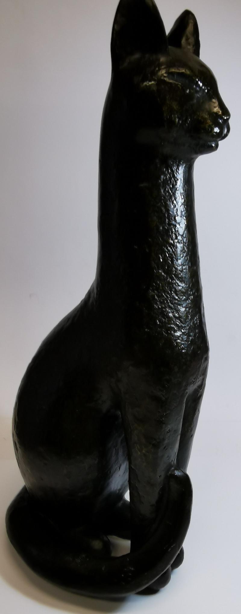 Egyptian Bronze Cat For Sale 4