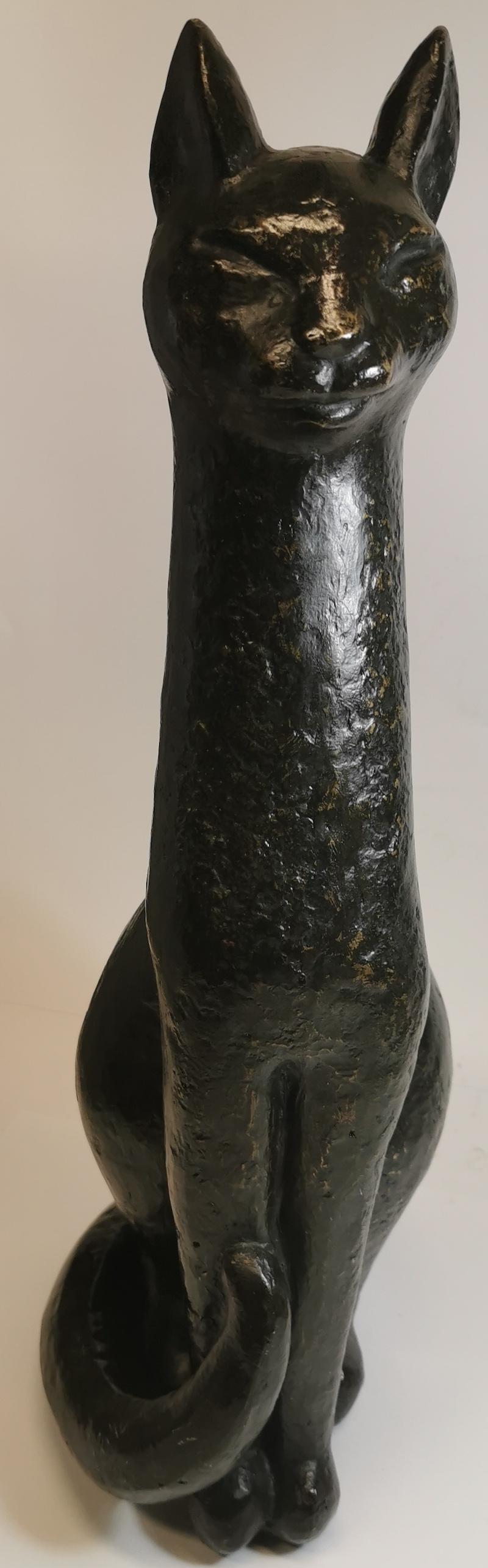 Egyptian Bronze Cat For Sale 2