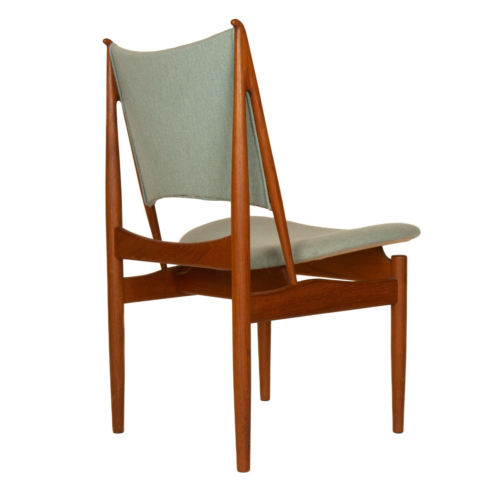 Egyptian Chair by Finn Juhl for Niels Vodder, 1949 In Excellent Condition For Sale In Sagaponack, NY