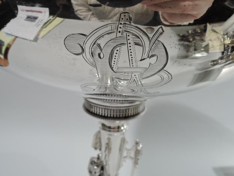 Egyptian Classical Centerpiece Compote by Ball, Black of New York For ...