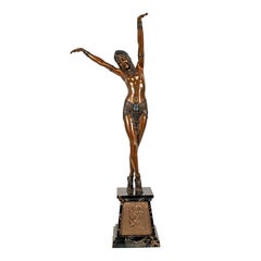 "Egyptian Dancer" Art Deco Sculpture by Demetre Chiparus