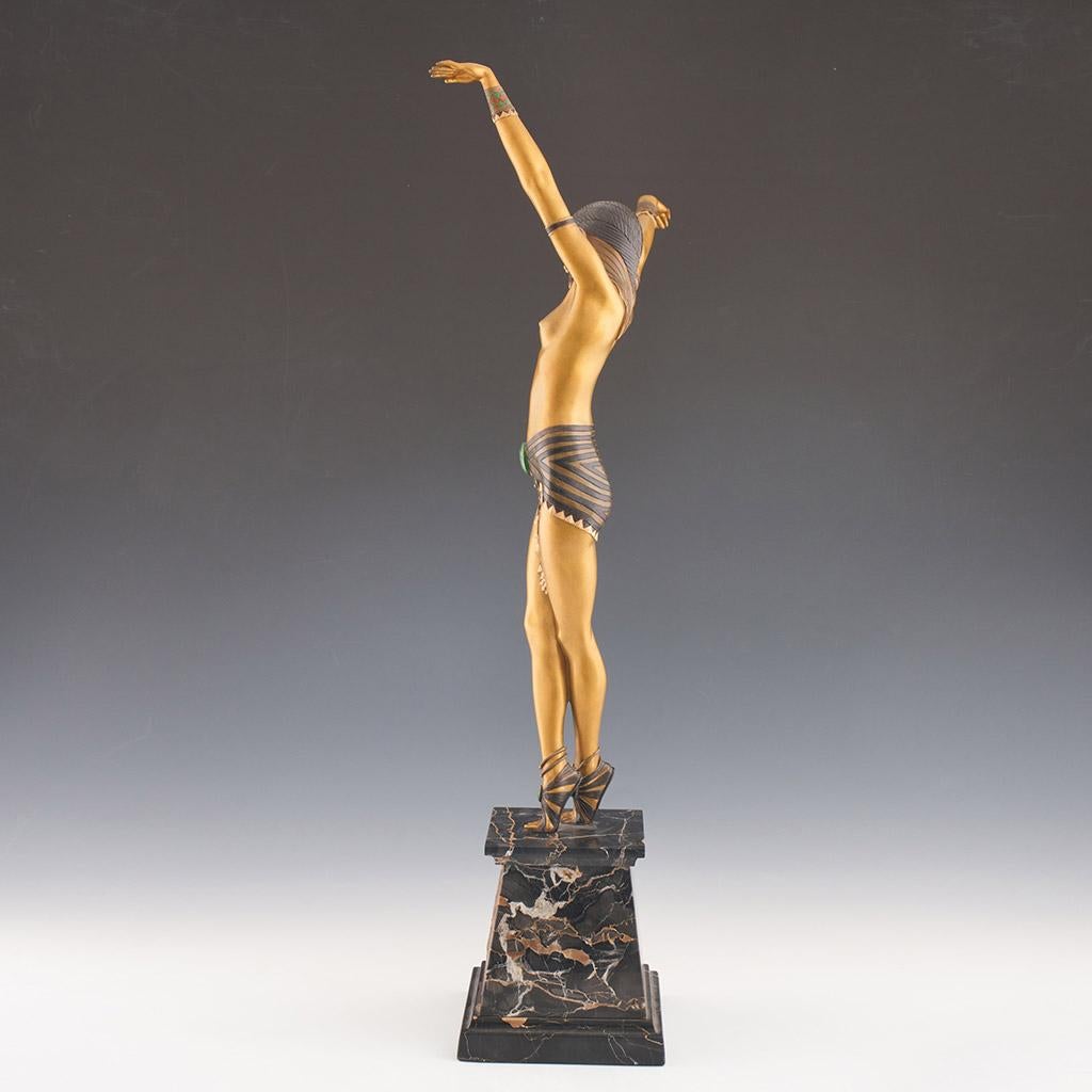 Art Deco 'Egyptian Dancer' by Démetre Chiparus For Sale