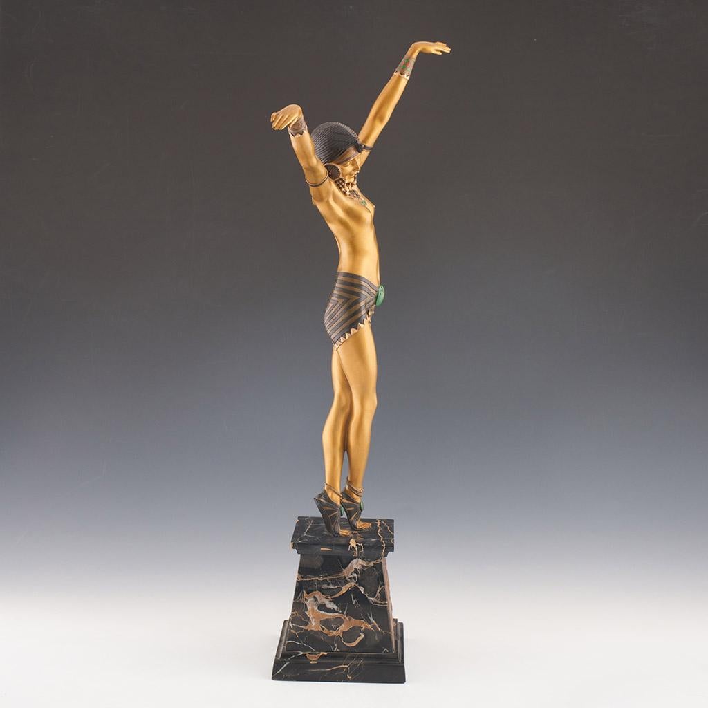 Bronze 'Egyptian Dancer' by Démetre Chiparus For Sale
