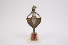 Art Deco Egyptian Dancer Sculpture by Georges Gori, Circa 1930