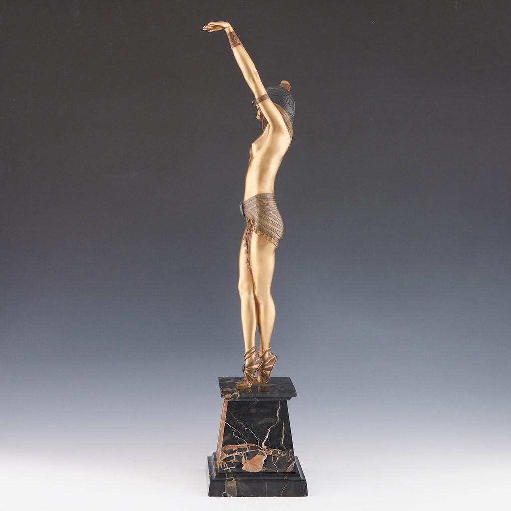 Early 20th Century 'Egyptian Dancer' Original Bronze Sculpture by Demetre Chiparus For Sale