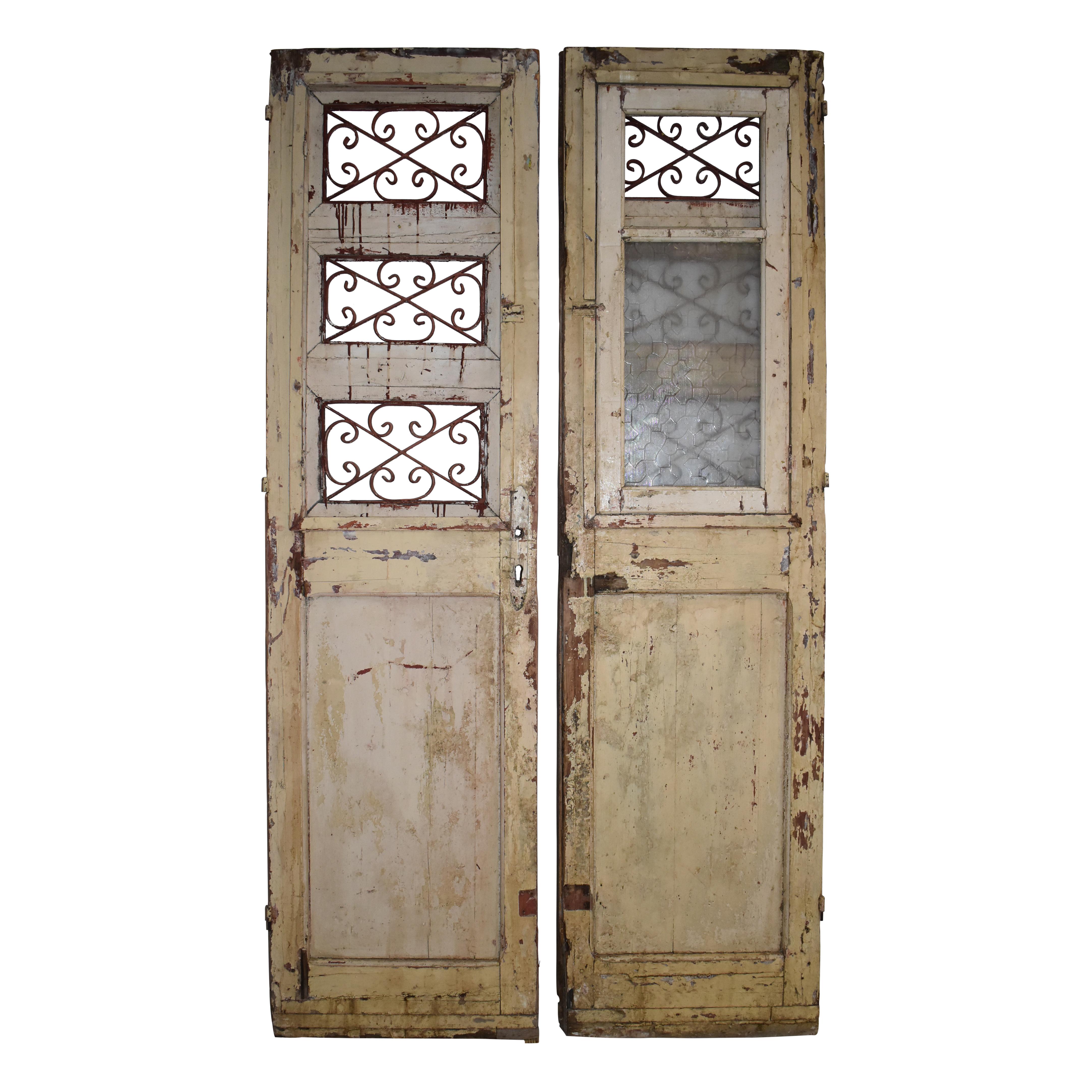 Egyptian Doors, circa 1900 In Good Condition In Evergreen, CO