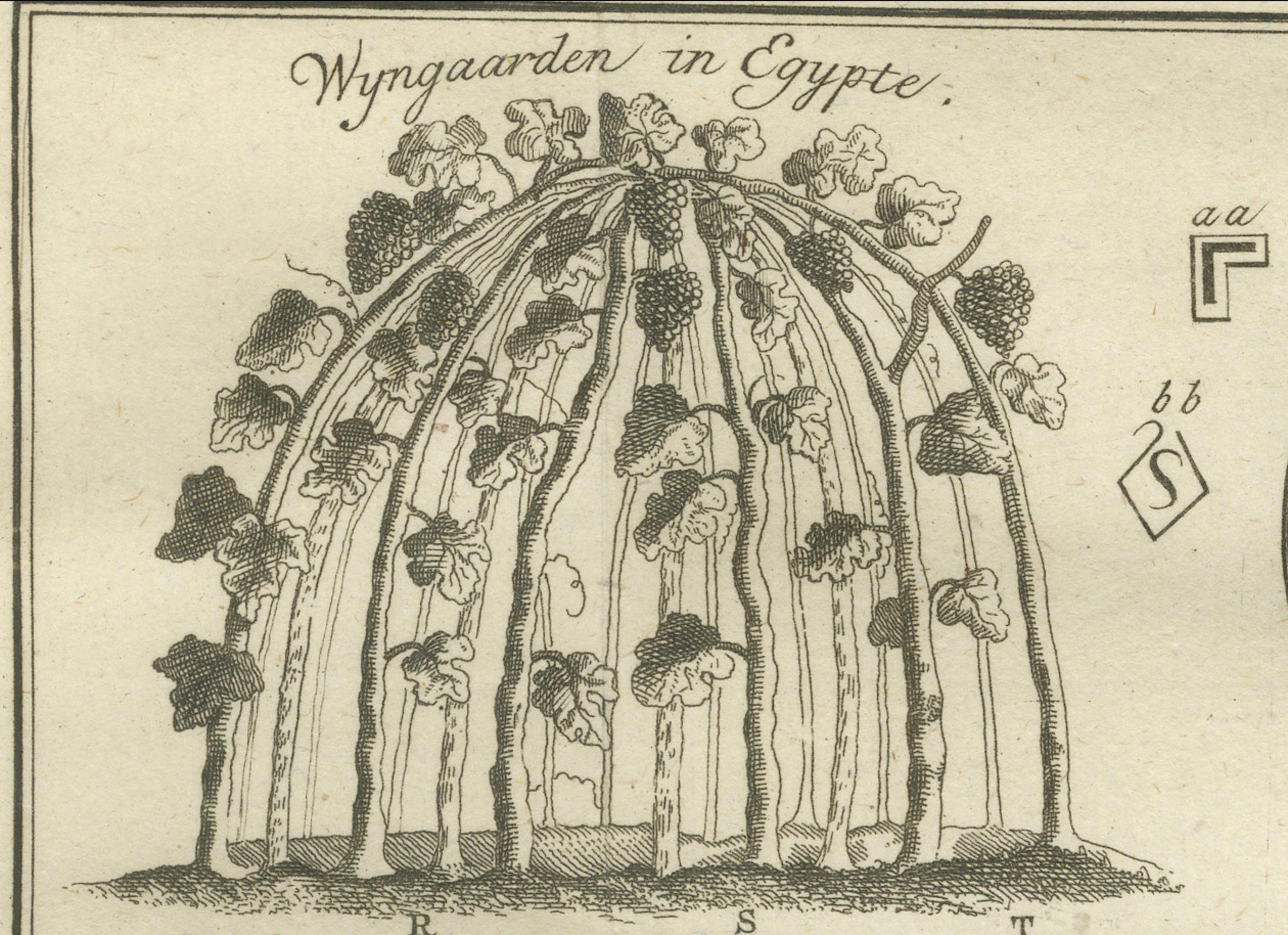 Engraved Egyptian Dress, Jewelry & Camel Transport – Antique Print of Egypt, 18th c. For Sale