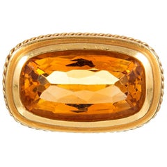 Egyptian “East-to-West” Citrine Ring