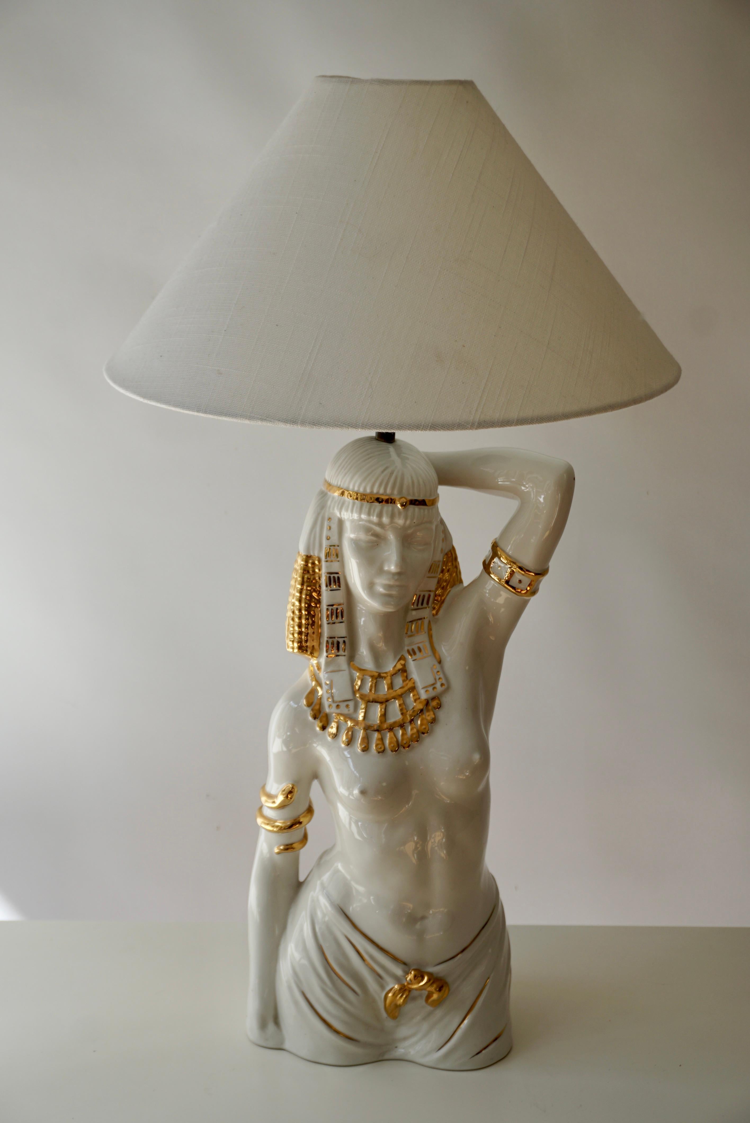 Egyptian Figural Lamp In Good Condition For Sale In Antwerp, BE
