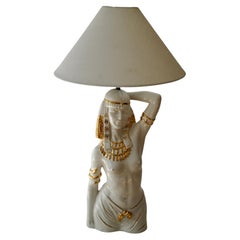Used Egyptian Figural Lamp