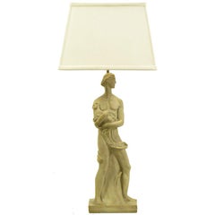 Vintage Egyptian Figure Table Lamp By Chapman