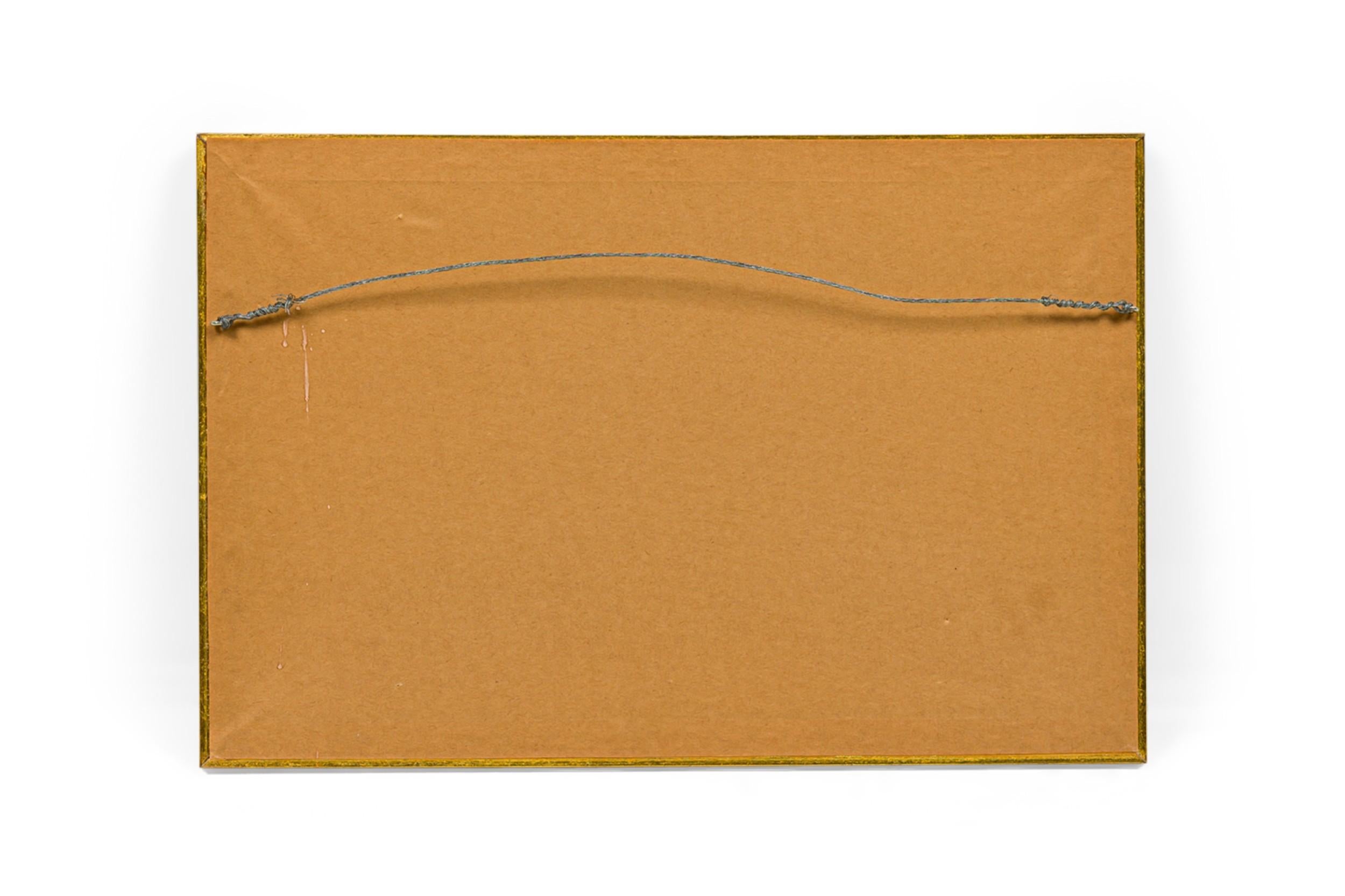 20ième siècle Peinture égyptienne encadrée représentant des personnes au service d'un pharaon en vente