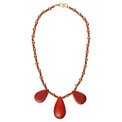 Collar de cristal egipcio