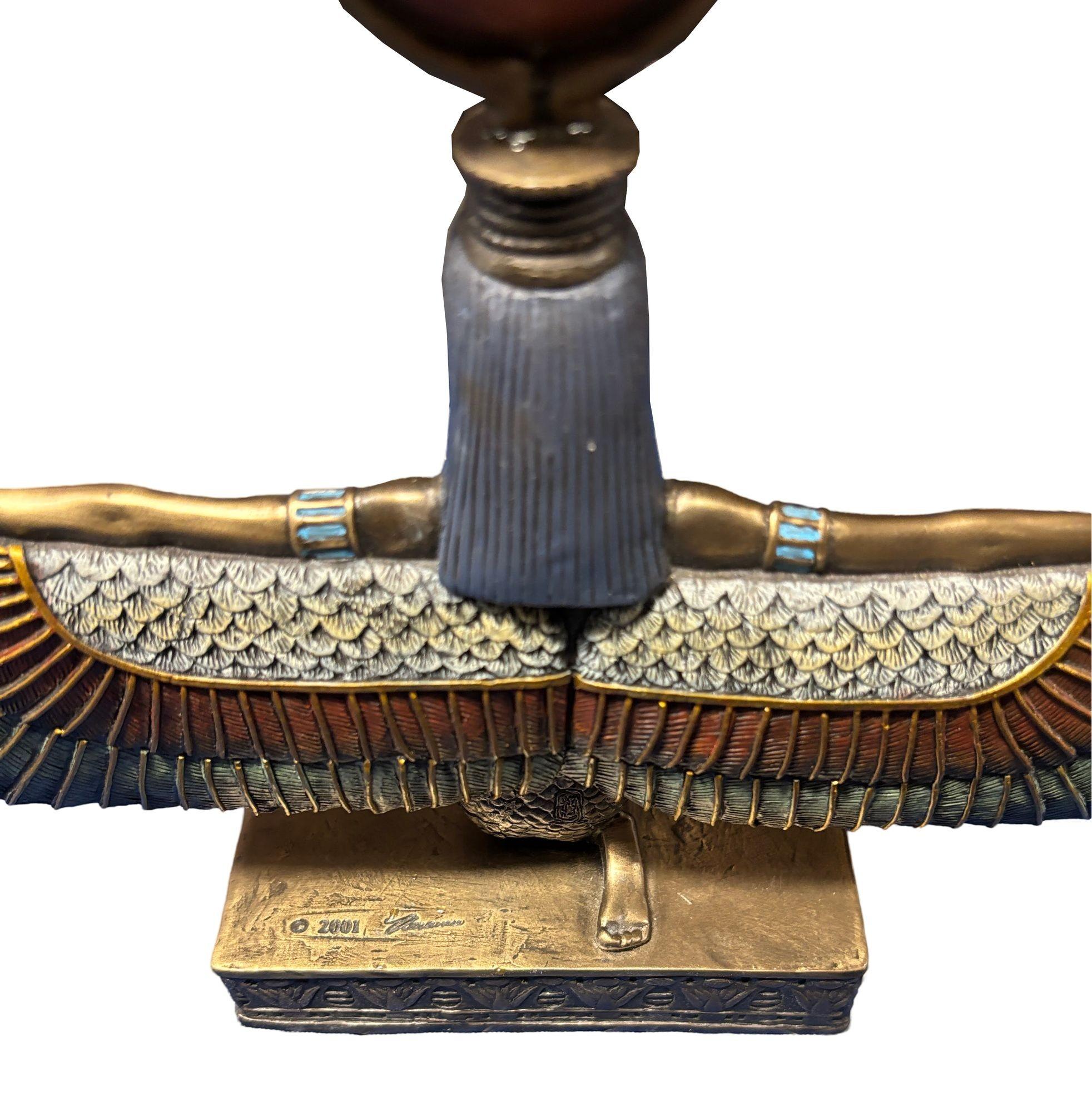 Laiton Statue de la déesse égyptienne Pharaon en vente