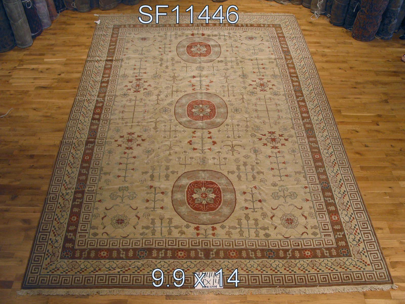 Egyptian Khotan Style Area Rug In New Condition For Sale In Los Angeles, CA