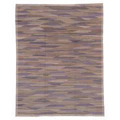 Tapis Kilim égyptien tissé à plat multicolore