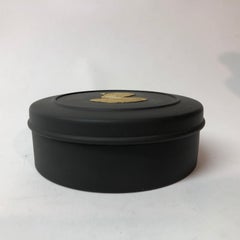 Egyptian Motif Basalt Jasperware Wedgwood Covered Box