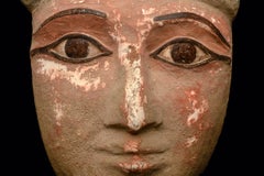 Ägyptische Mummy-Maske, späte Periode, ca. 700-30 n. Chr.