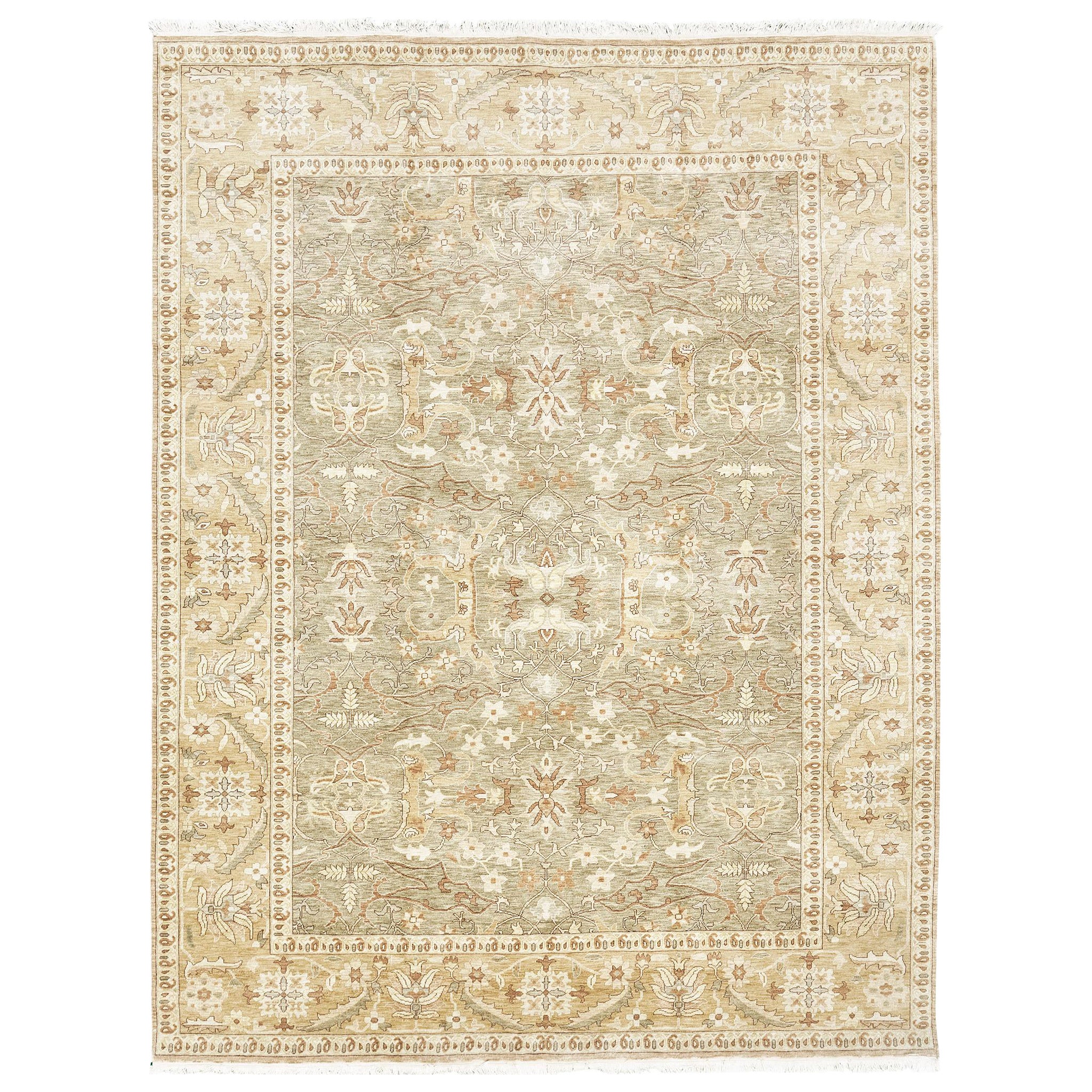 Tappeto egiziano Oushak Allover Design in vendita