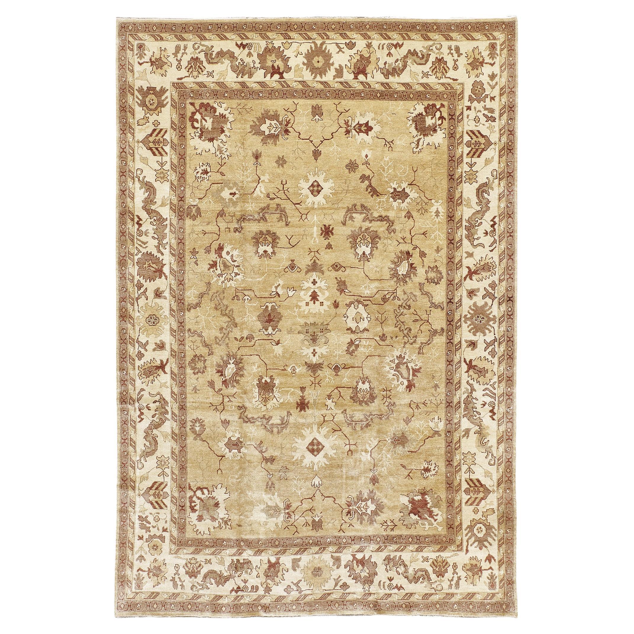 Egyptian Oushak Design Rug