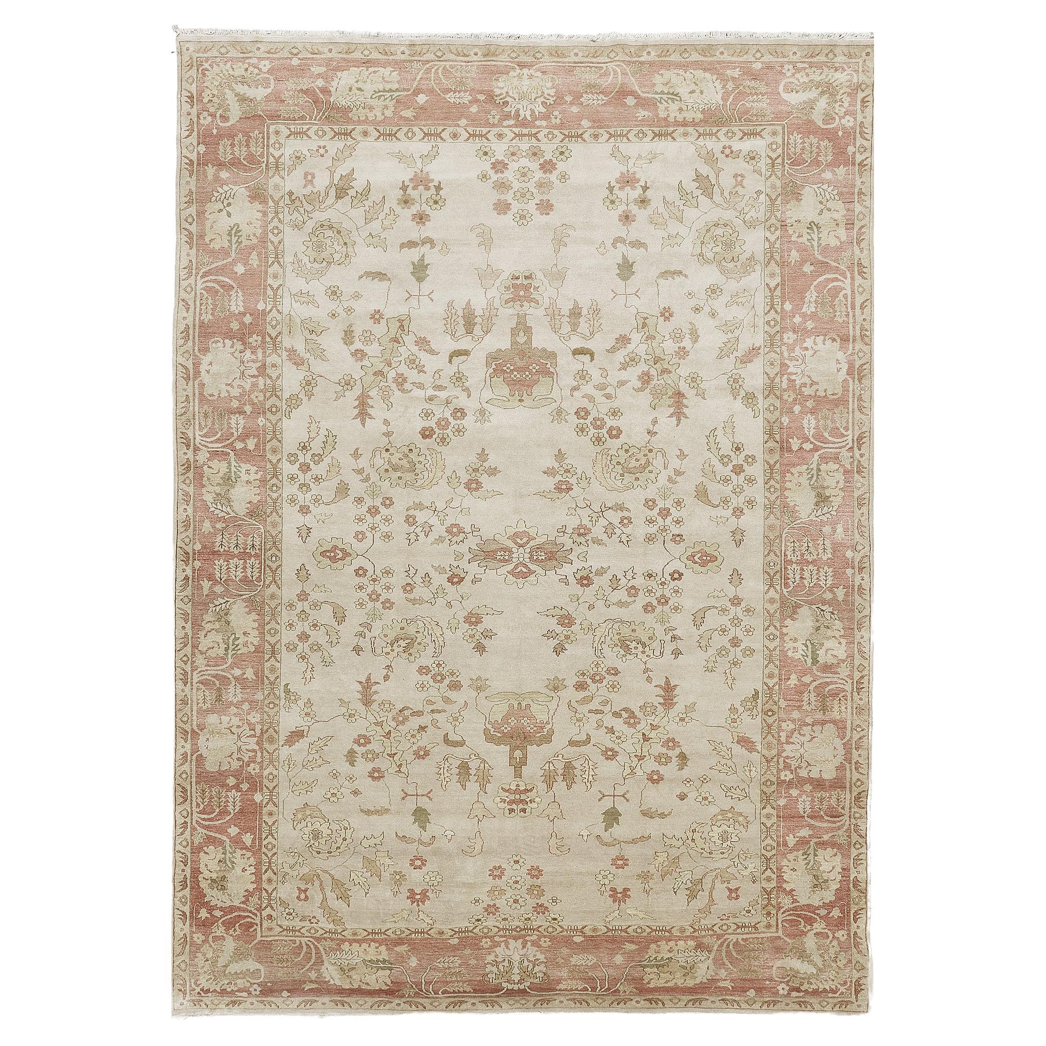 Egyptian Oushak Design Rug For Sale at 1stDibs