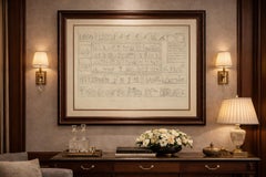 Egyptian Processions & Daily Life Reliefs, Denon Napoleonic Egypt Engraving 1802