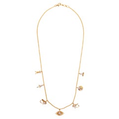 Chaîne de protection égyptienne en or 18 carats