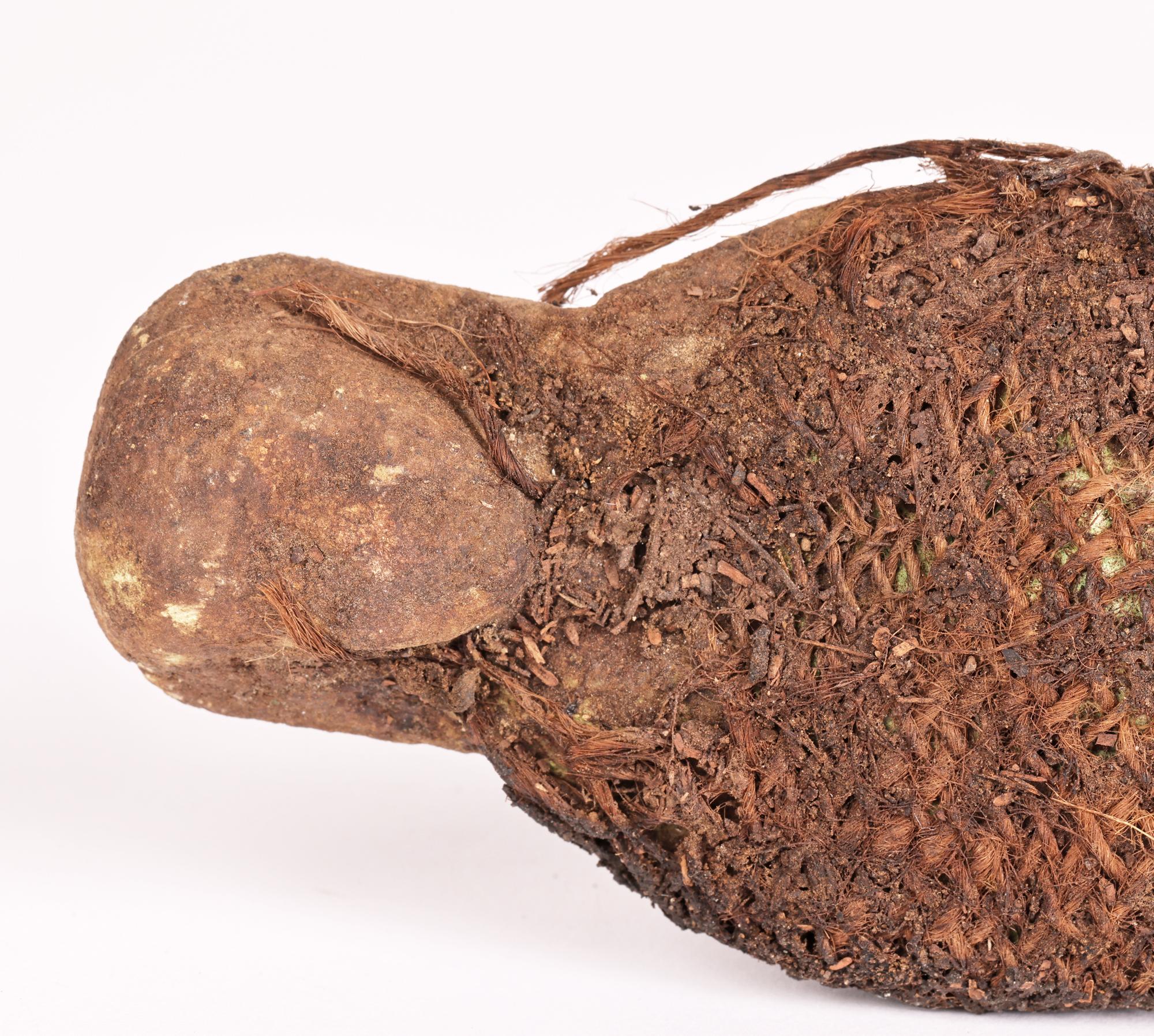 Egyptian Ptolemaic Period Mummified Stoneware Shabti Figure 4