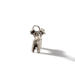 Egyptian Revival Aries Silver Pendant Charm