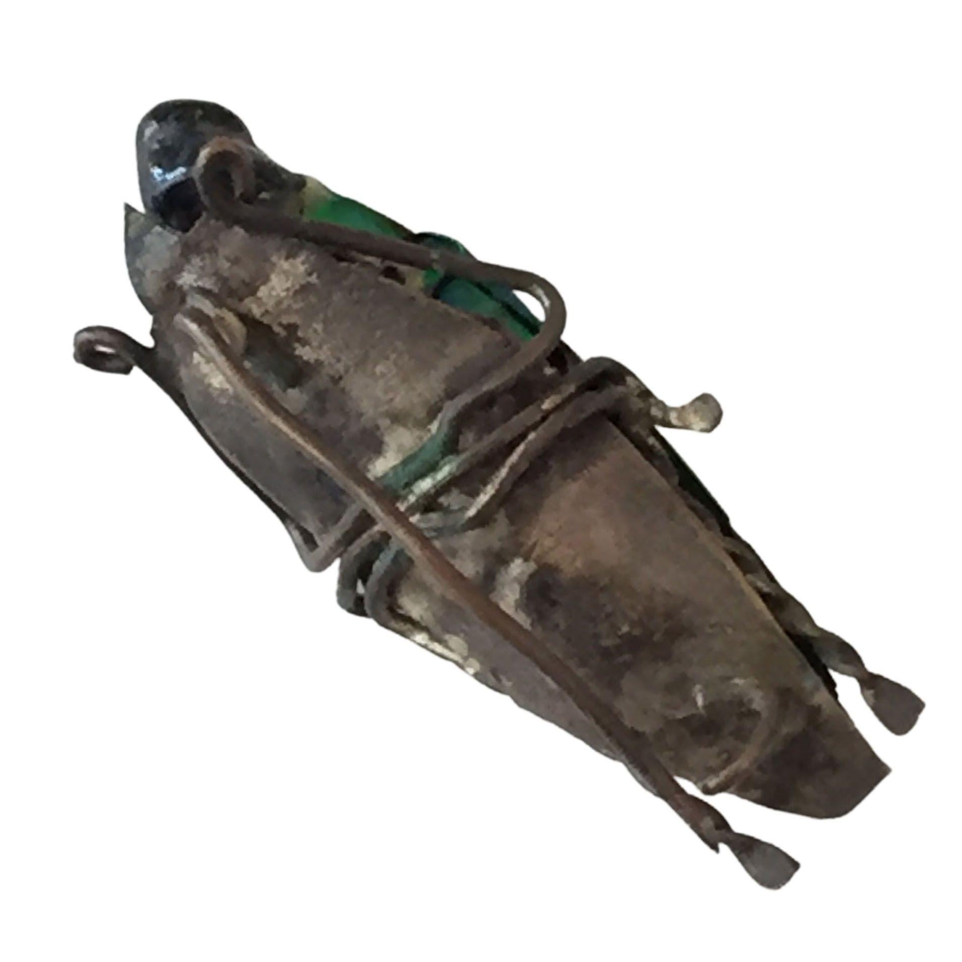 Egyptian Revival Beetle Brooch, circa 1900 In Excellent Condition For Sale In Van Nuys, CA