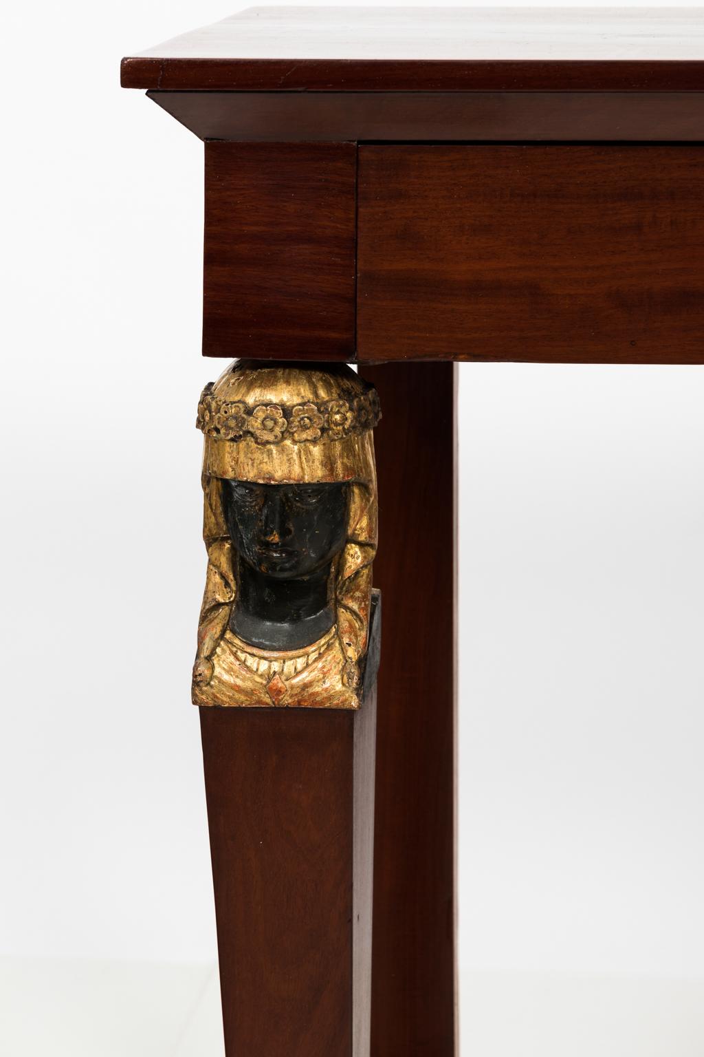 Egyptian Revival Console Table, circa 1880 4