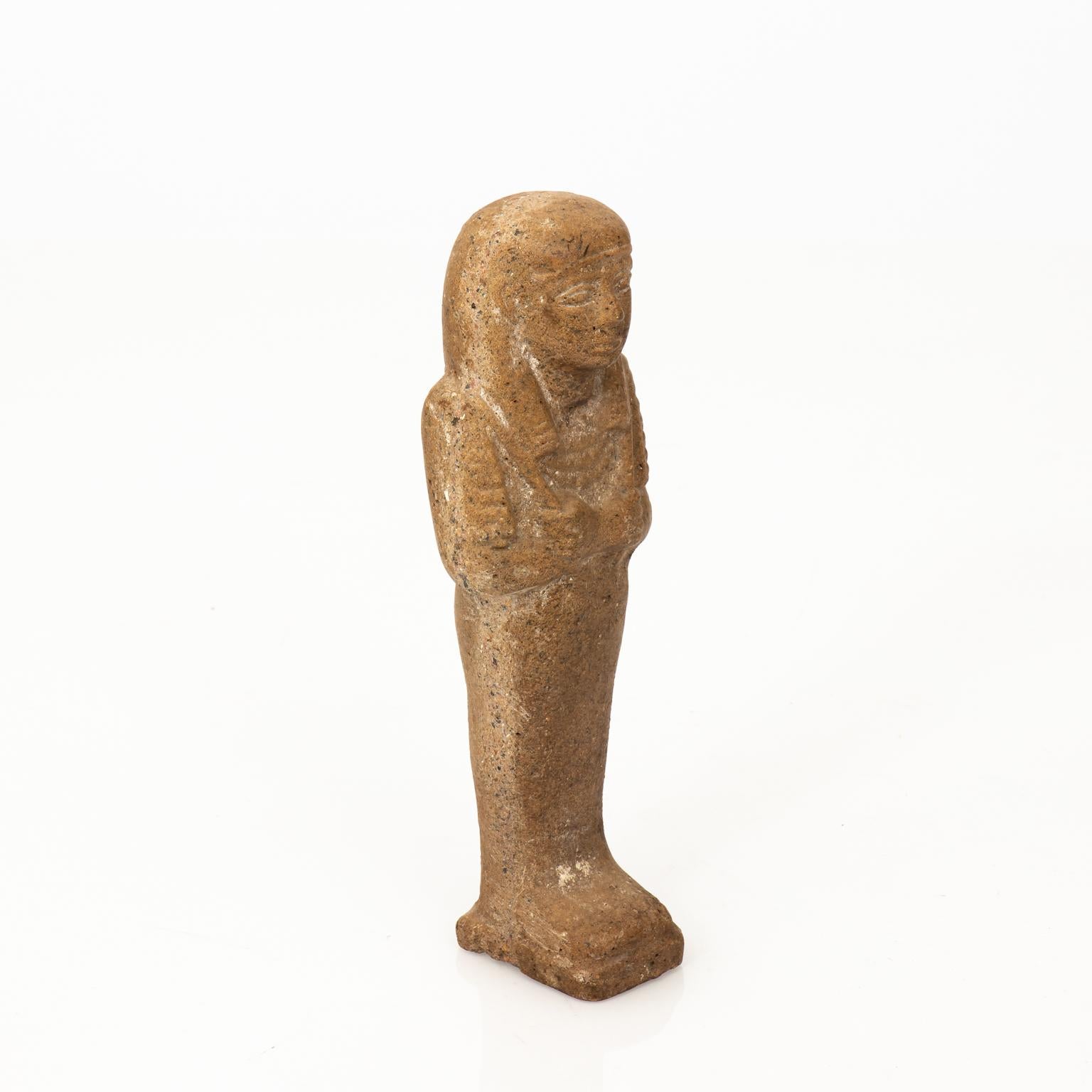Egyptian Revival style decorative figurine carved out of granite, circa early 20th century.
      