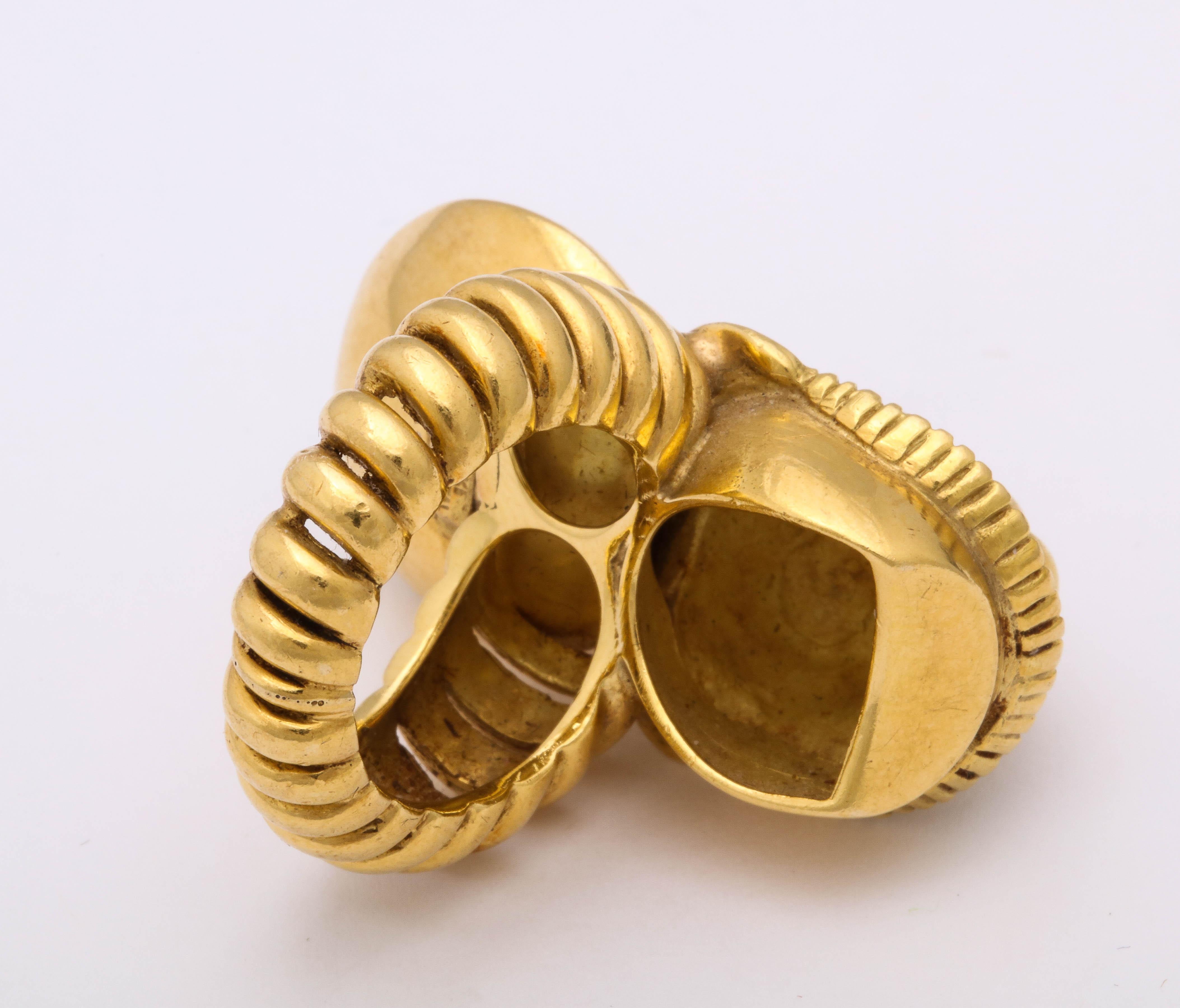 Egyptian Revival Gold Ring 5