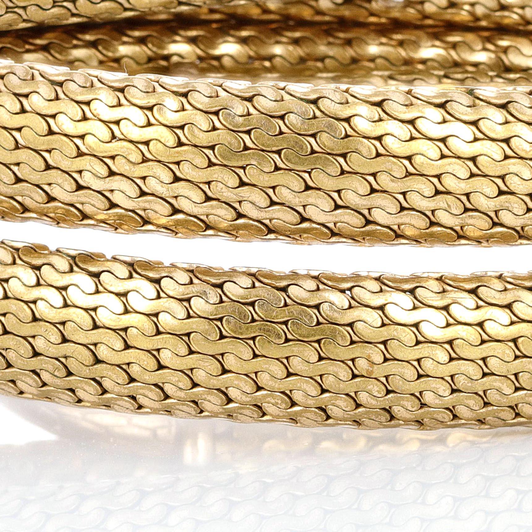 snake bracelet gold