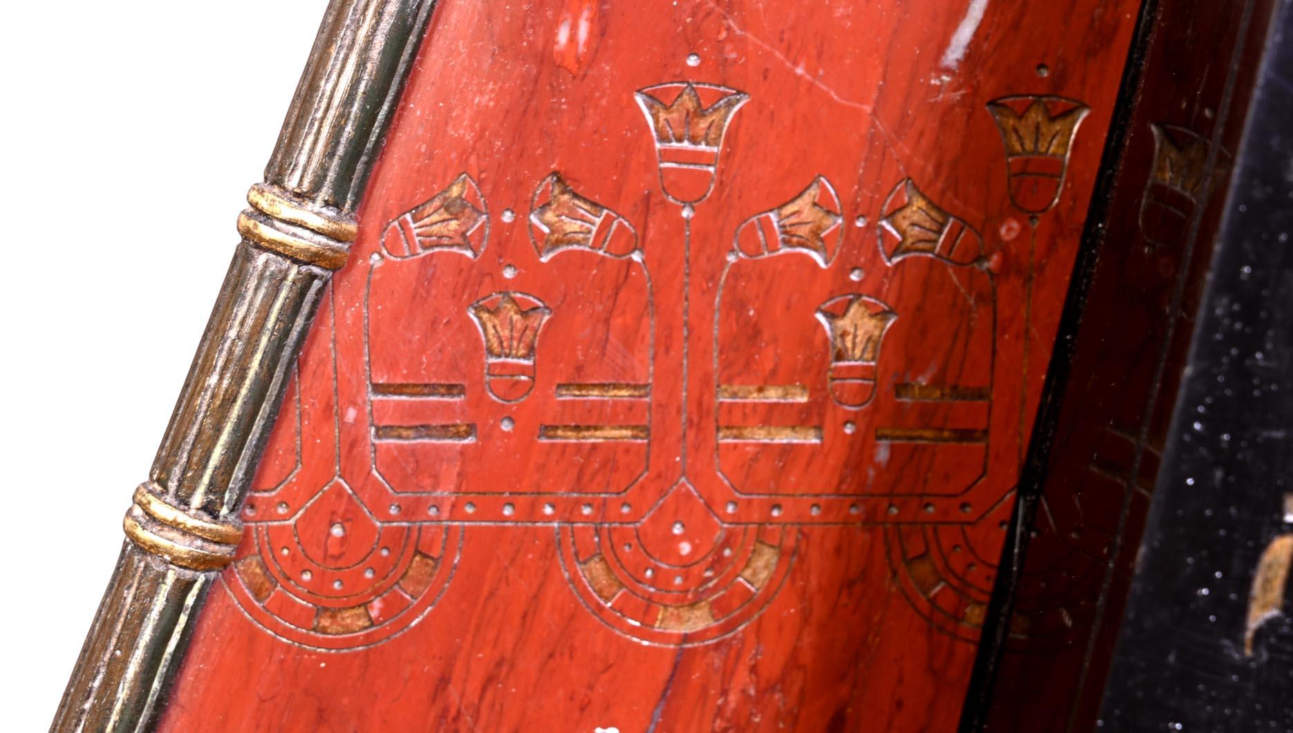 Egyptian Revival Mantel Clock,  19th Century For Sale 7