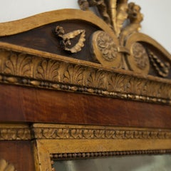 Specchio dorato egiziano da parcella