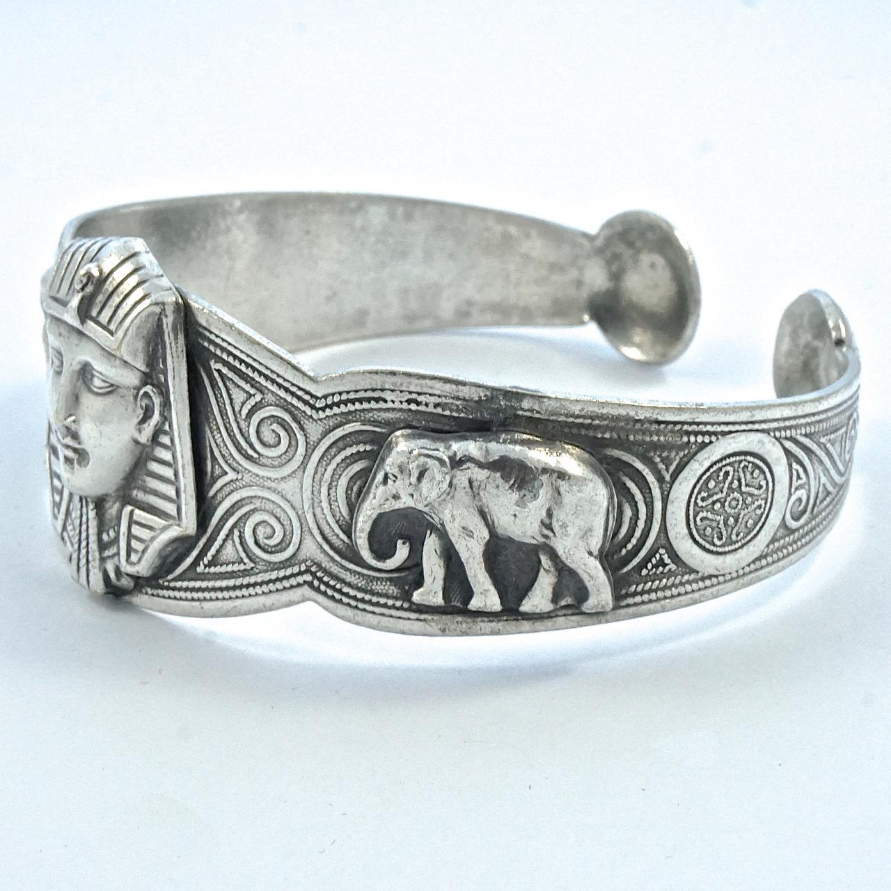 egyptian silver bracelet