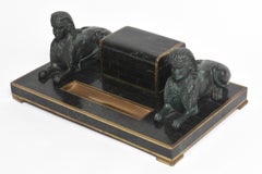 Egyptian Revival Sphinx Inkwell by Maitland Smith