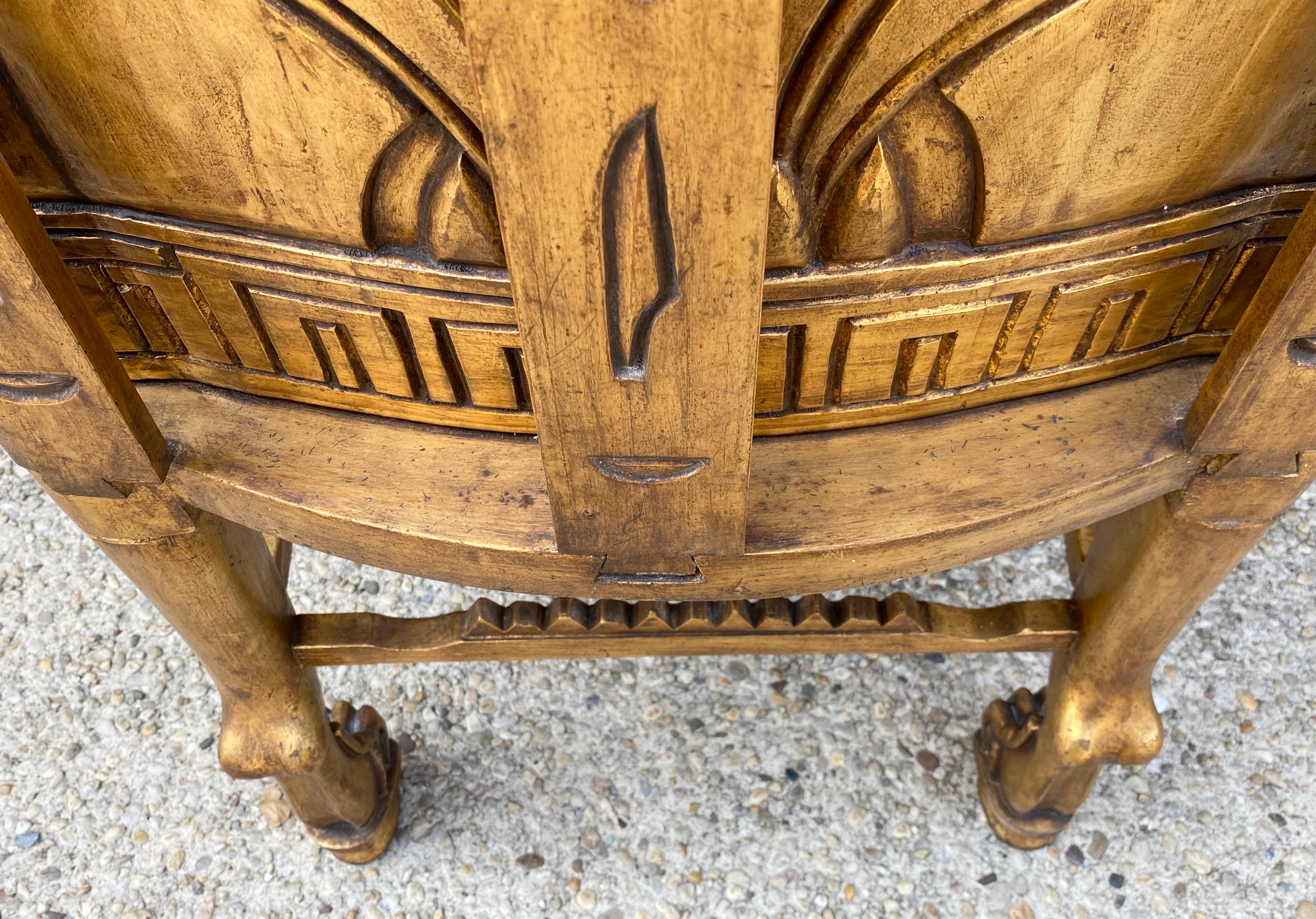 Egyptian Revival Style Throne For Sale 7