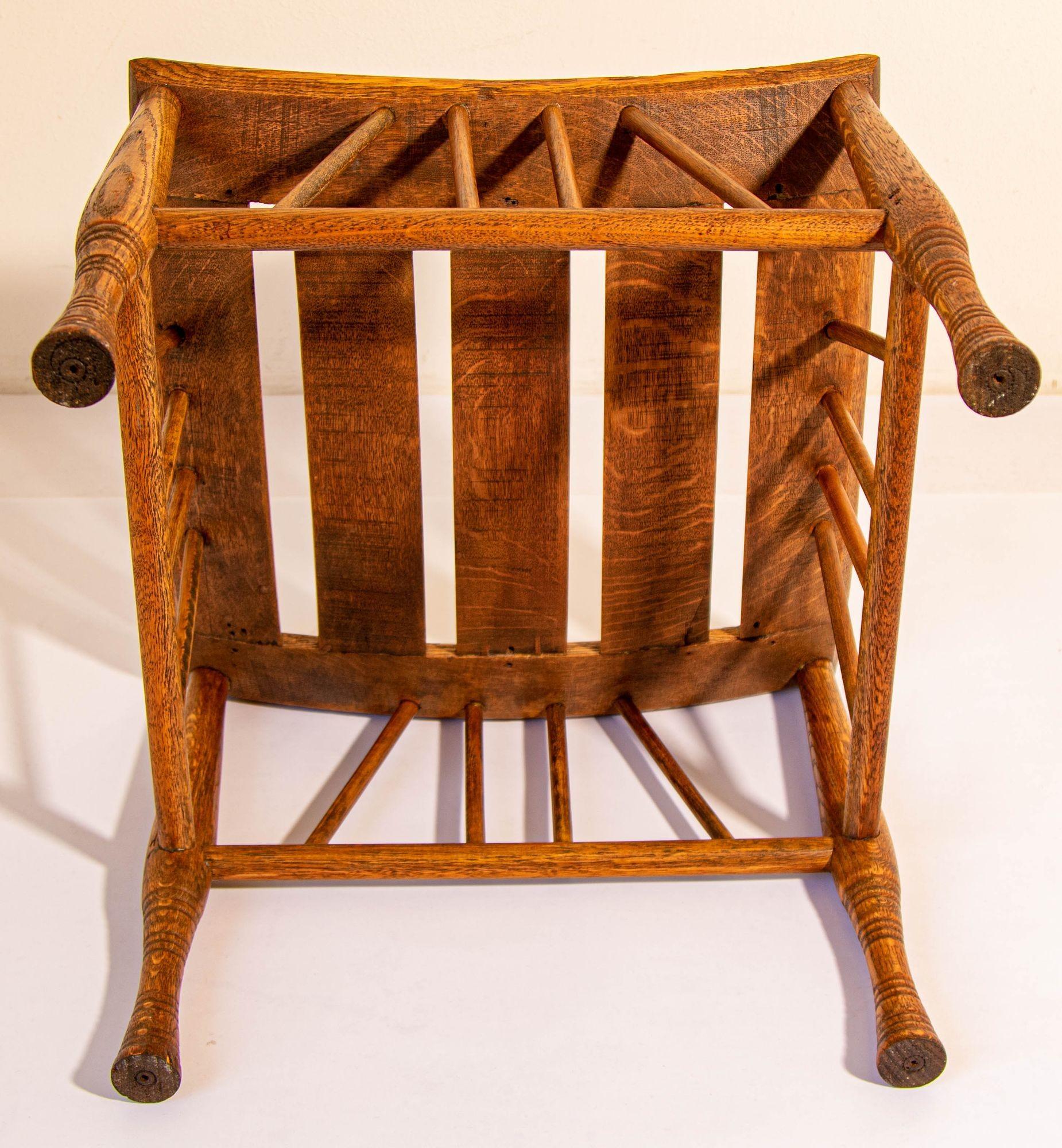 Egyptian Revival Thebes Stool, Liberty & Co Attributed Circa 1920s For Sale 1